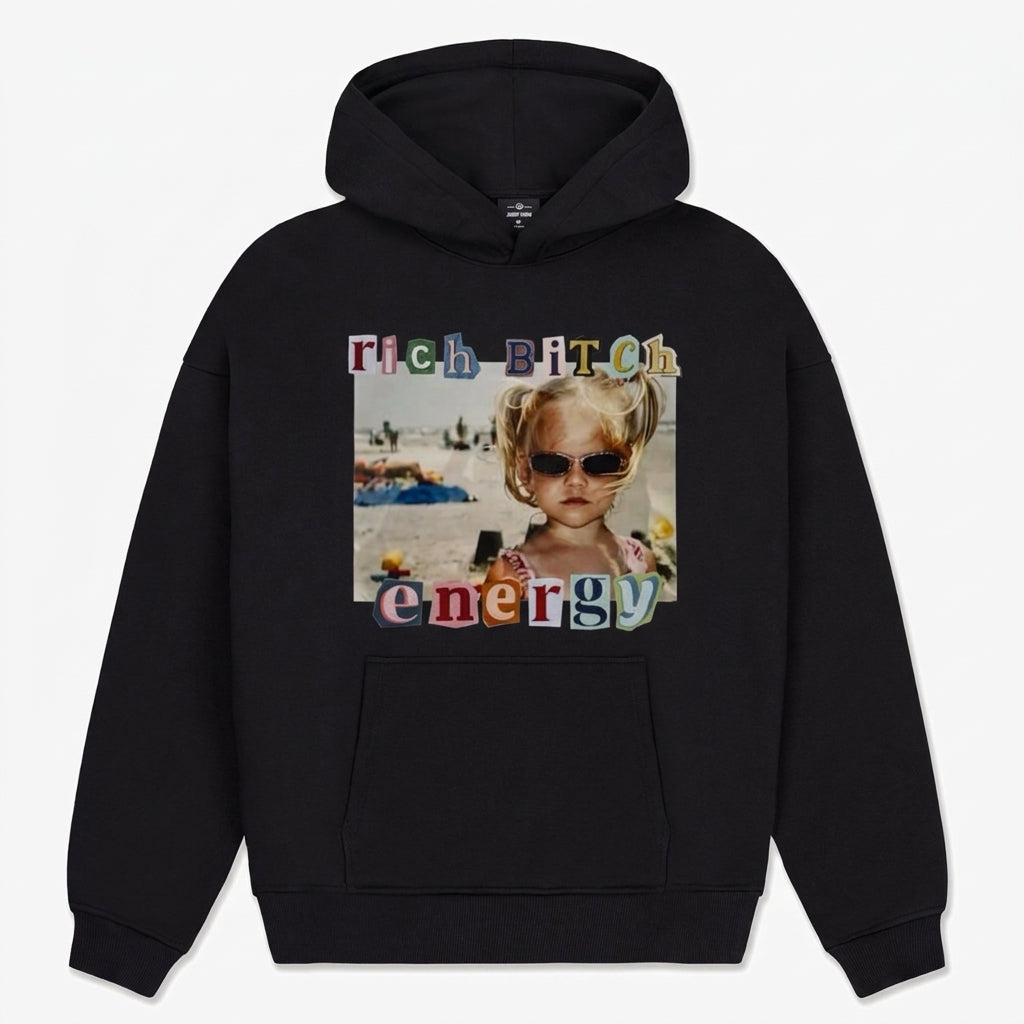 Bluza Rich Bitch z własnymi zdjęciami